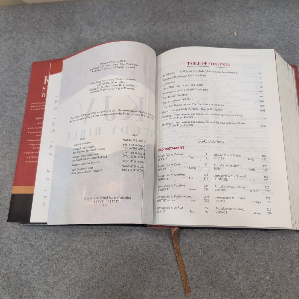 Holman KJV Study Bible King James Version Full-Color Hardcover 9781433600340 - Picture 6 of 11